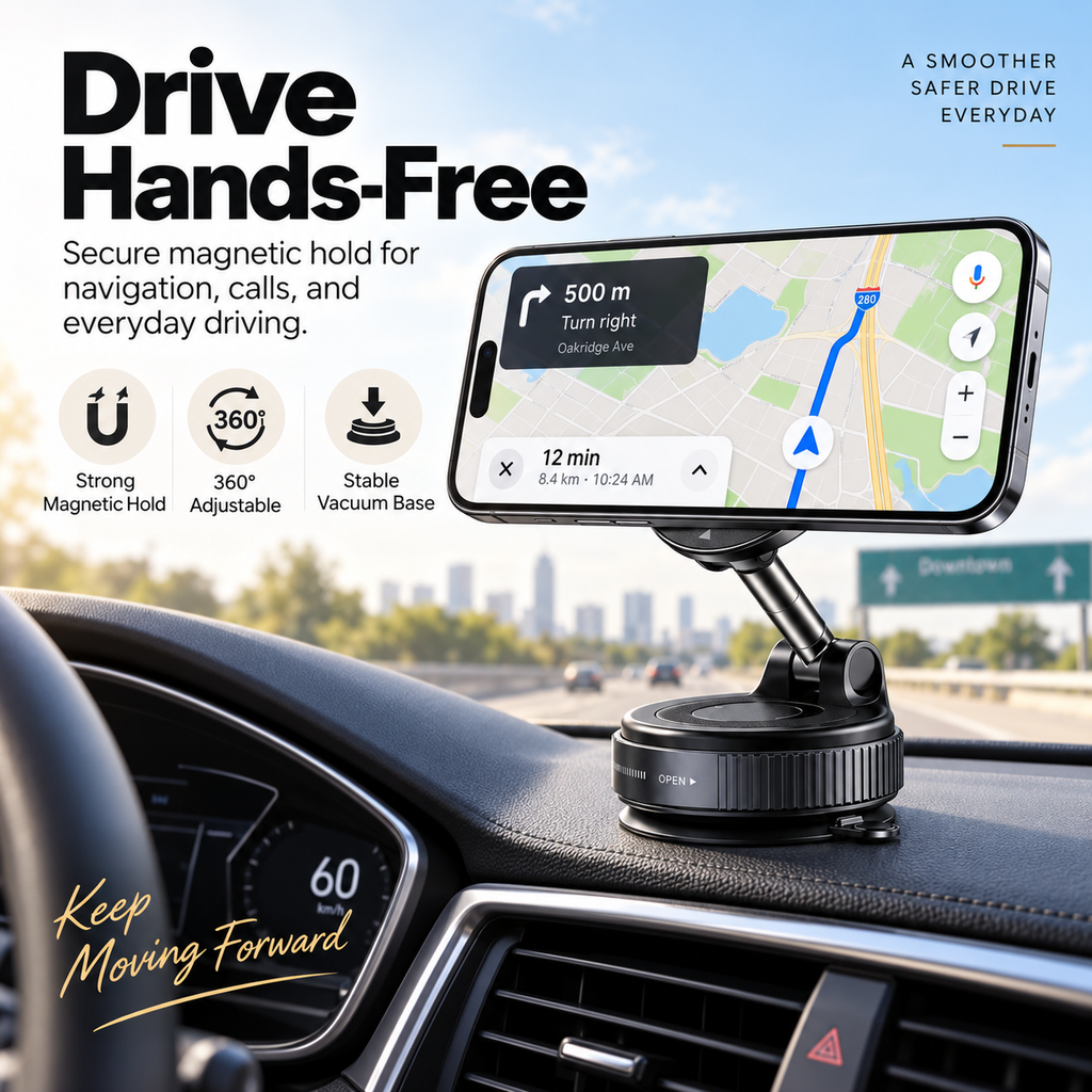 FlexHold 360° Magnetic Foldable Phone Mount