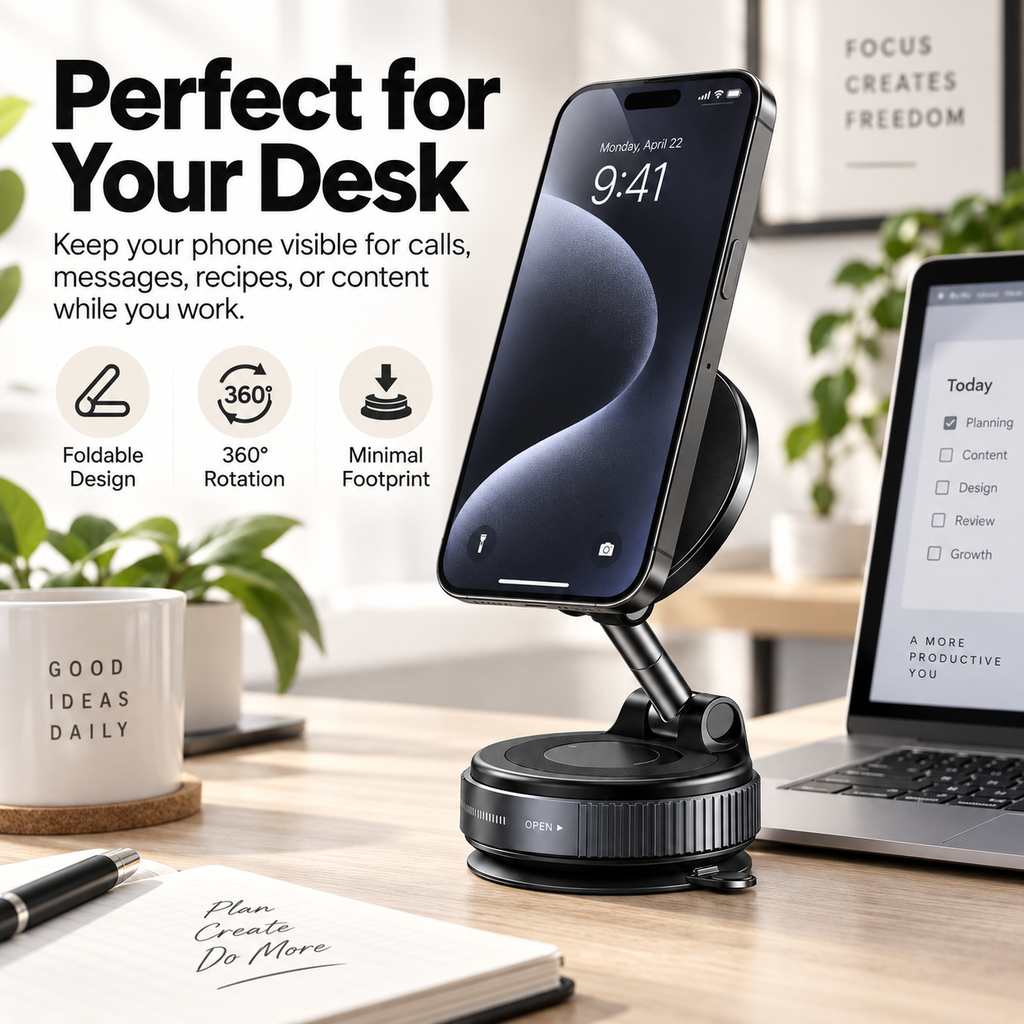 FlexHold 360° Magnetic Foldable Phone Mount